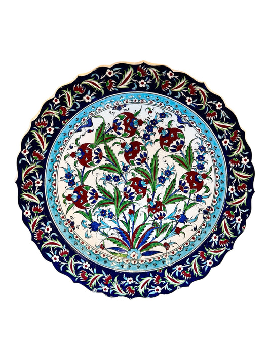 16 Inch | Sultan’s Plate with Pomegranates