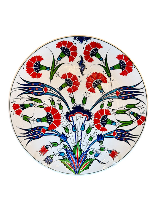 Food Safe | 12 Inch Iznik Plate