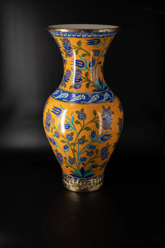 Gold Yellow Vase